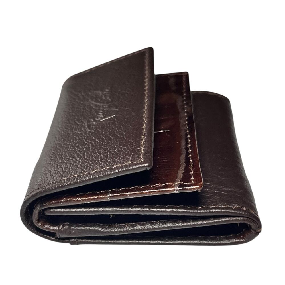 Mens Belt Renzo Costa Wallet Mini Unisex Leather Italy Brown